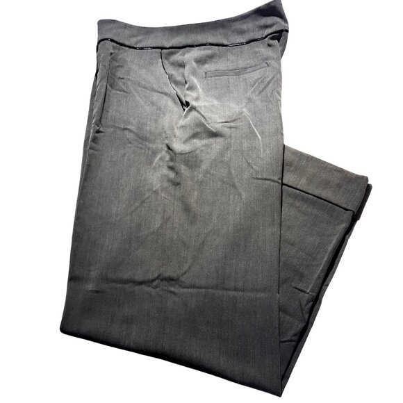 Worthington Womens Stretch Gray Dress Pants Size 18 Polyester/Rayon/Spandex Blen - Picture 1 of 8